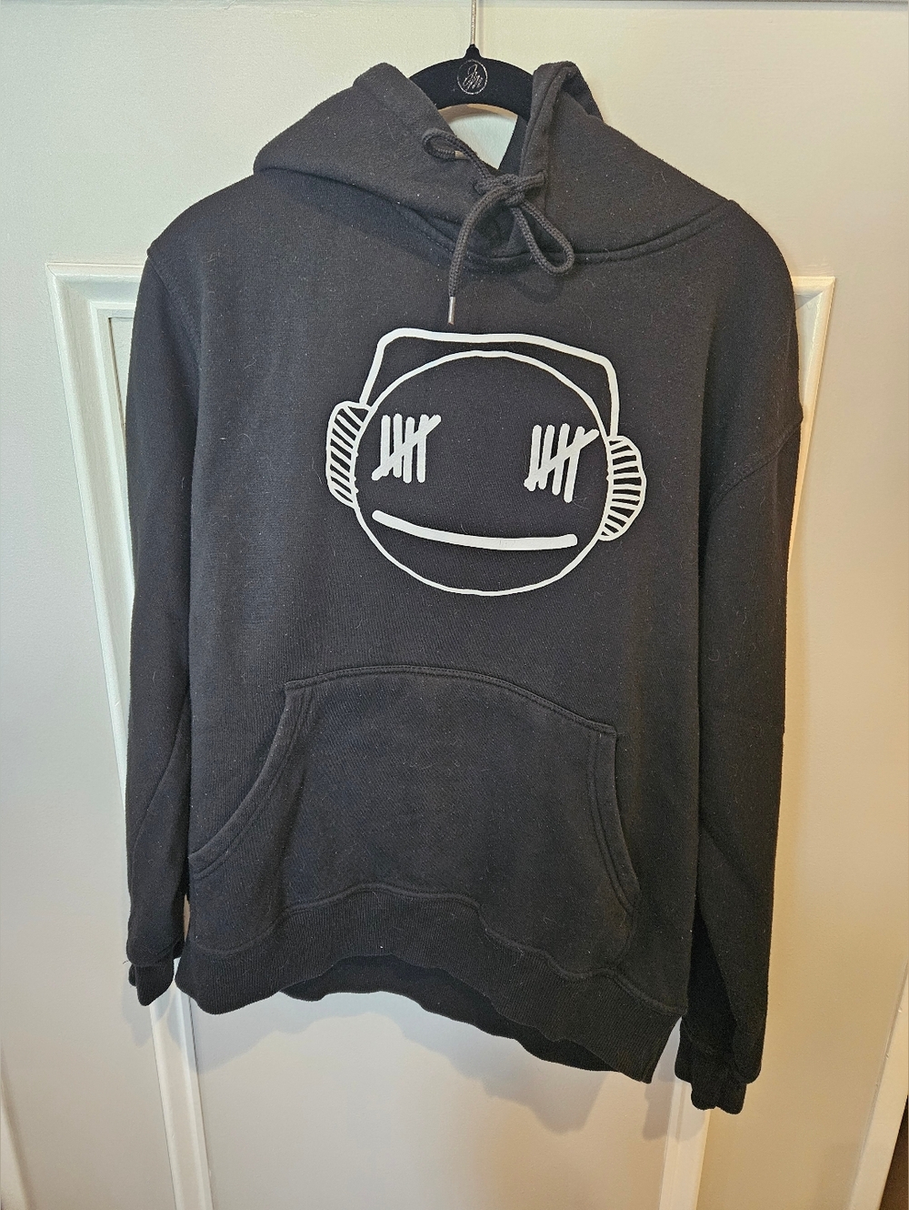 Black Dream streamer hoodie. Unisex size small.